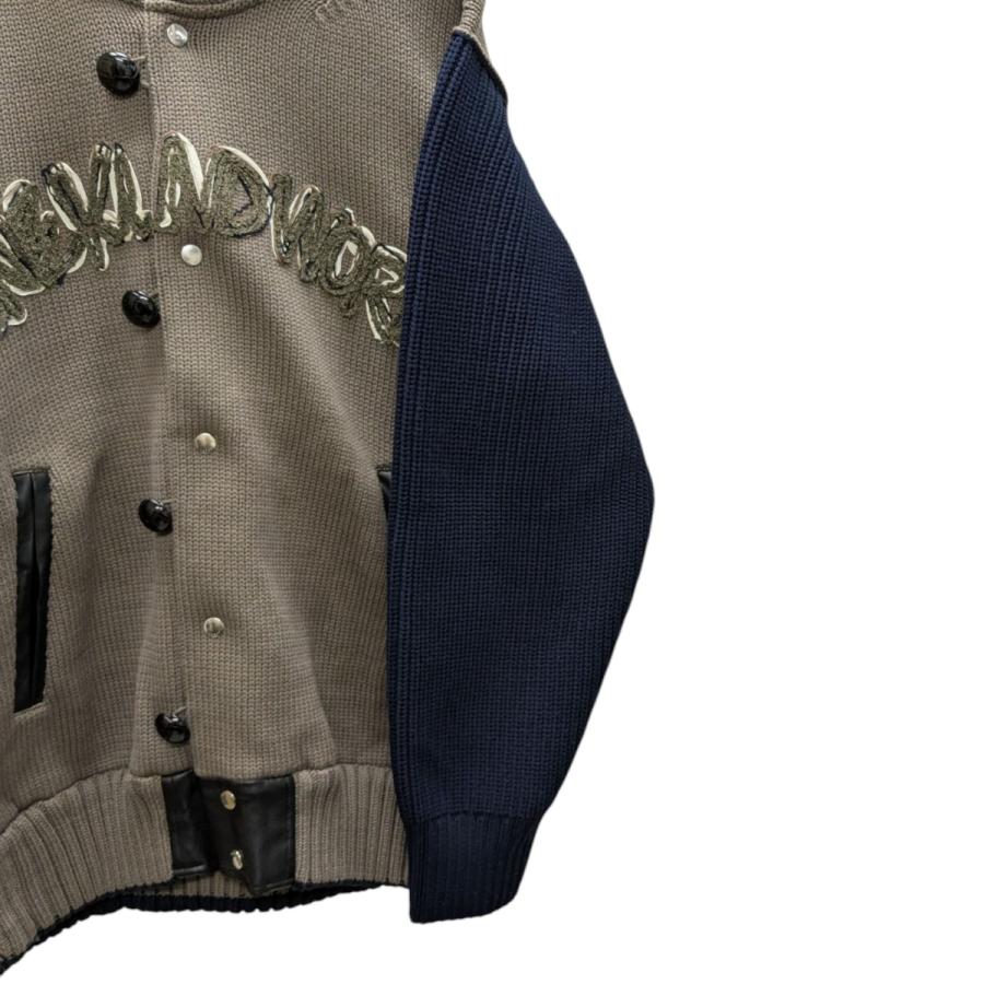 最終　sacai 23ss エリックヘイズ　エンブロイダリー　ニット sacai サカイ エリックヘイズ エンブロイダリーロゴ ニット