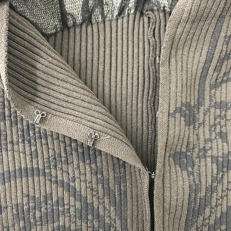 値下げ】mame kurogouchi 25SSSheer Rounded Sleeve Knitted Cardigan