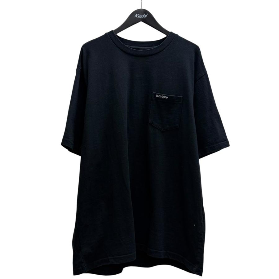 Supreme Tシャツ ブラック Lサイズ　シュプリーム　ポケットT Supreme（シュプリーム） SUPREME L/S Pocket Tee Tシャツ 長袖 ロンT