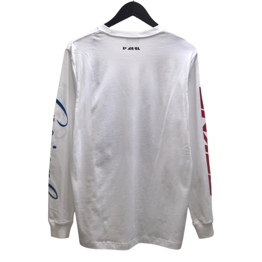 DIESEL（ディーゼル） プリント長袖Tシャツ ホワイト サイズ：XS