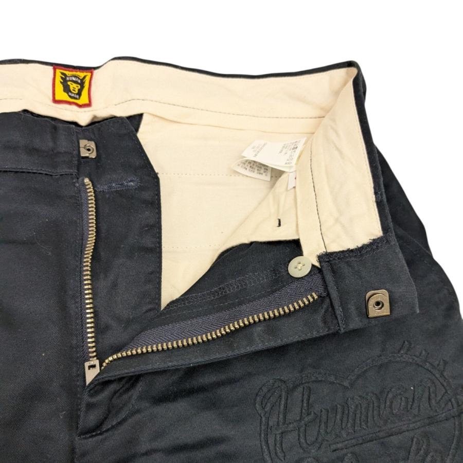 未使用 HUMAN MADE チノパン ネイビー HUMAN MADE（ヒューマンメード） 【値下げ】HUMAN MADE チノパンツ