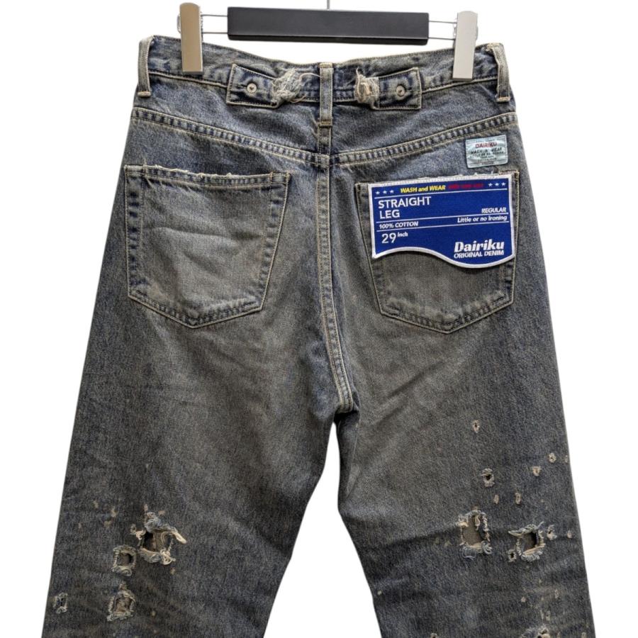 DAIRIKU（ダイリク） 【値下げ】DAIRIKU 25SS Damage Straight Denim