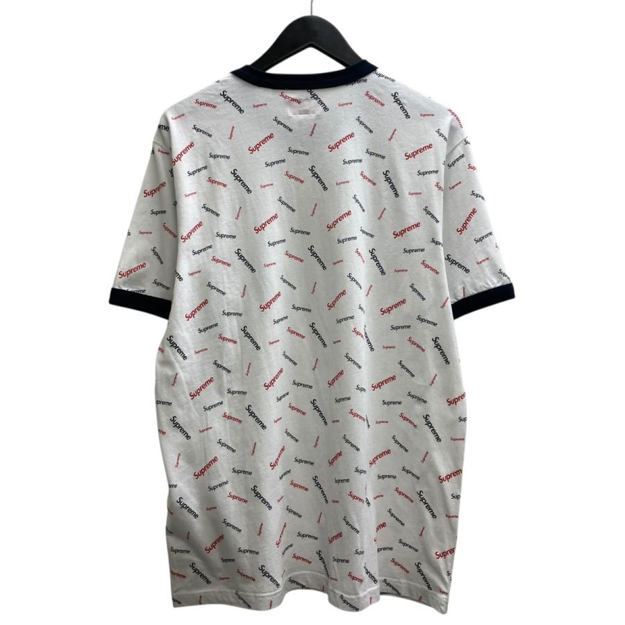Supreme（シュプリーム） ロゴプリントTシャツ ホワイト×レッド