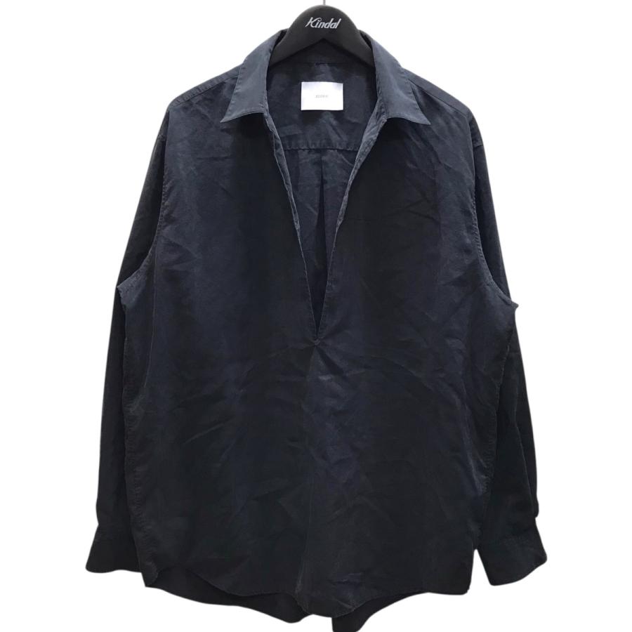 値下げ】ssstein Silk Nylon Oversized Skipper Shirt シルクナイロン