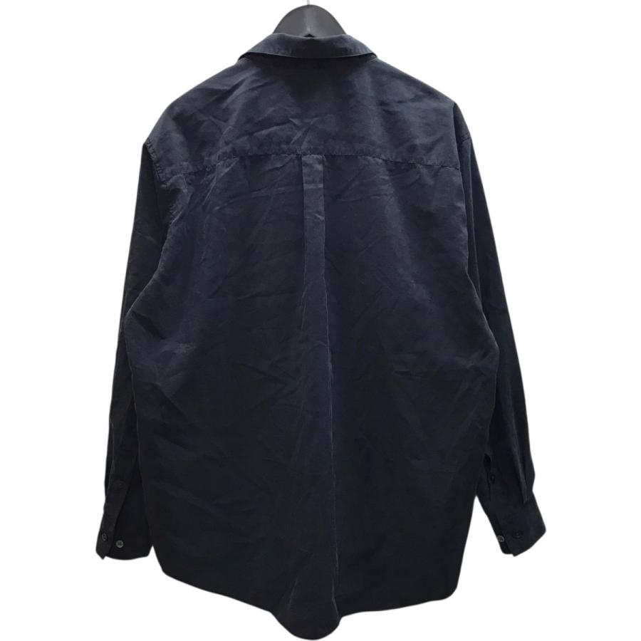 値下げ】ssstein Silk Nylon Oversized Skipper Shirt シルクナイロン