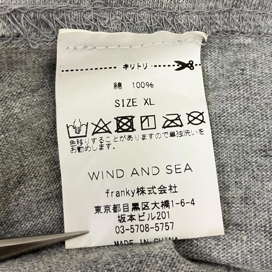 WIND AND SEA（ウィンダンシー） プリントTシャツ グレー×グリーン