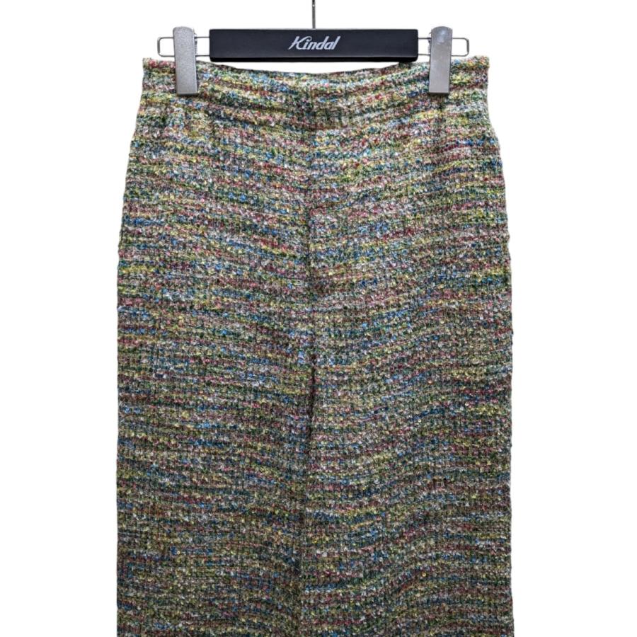 エムエーエスユー MASU 24SS CANDY TWEED WIDE PANTS キャンディー
