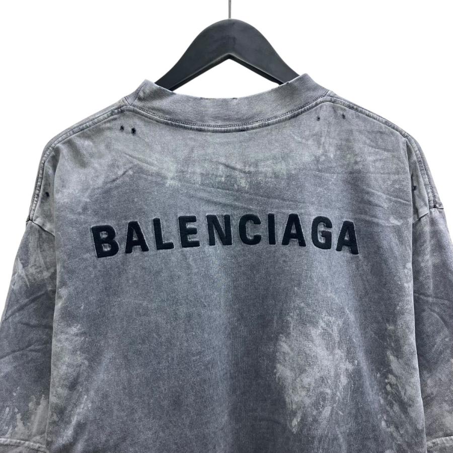 BALENCIAGA（バレンシアガ） ミディアムフィットTシャツ ライトグレー