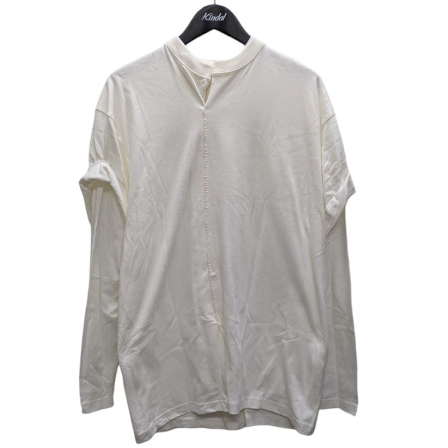 値下げ】bemerkung 25AW ロングカットソー ホワイト サイズ：L (原宿店