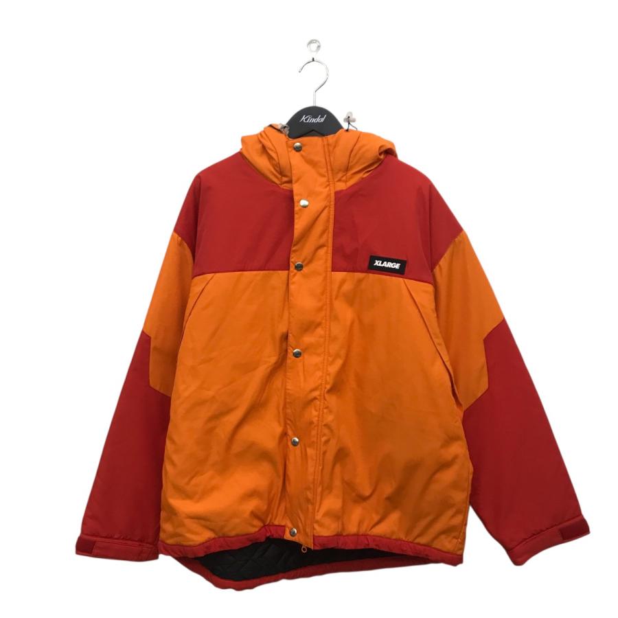 【新品未使用】V TWELVE STAR XLサイズ　オレンジアウター XLARGE（エクストラ ラージ） X-LARGE SAMPLE品 ダウンジャケット