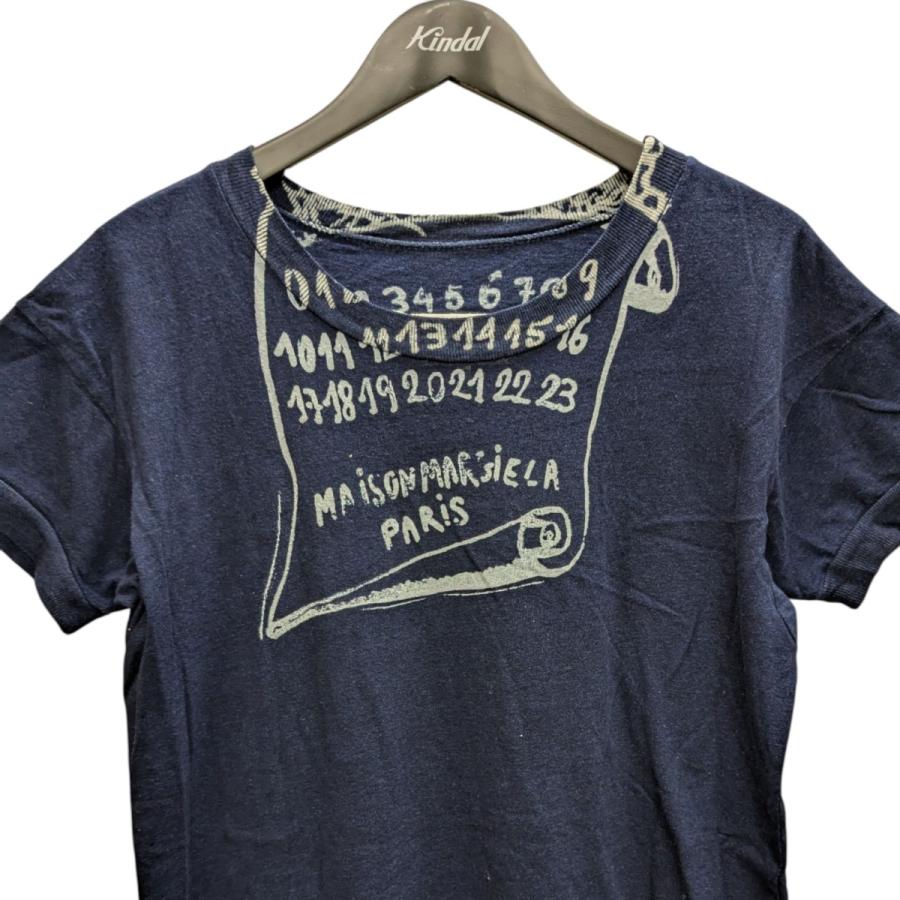 Maison Margiela（メゾンマルジェラ） プリントTシャツ ネイビー
