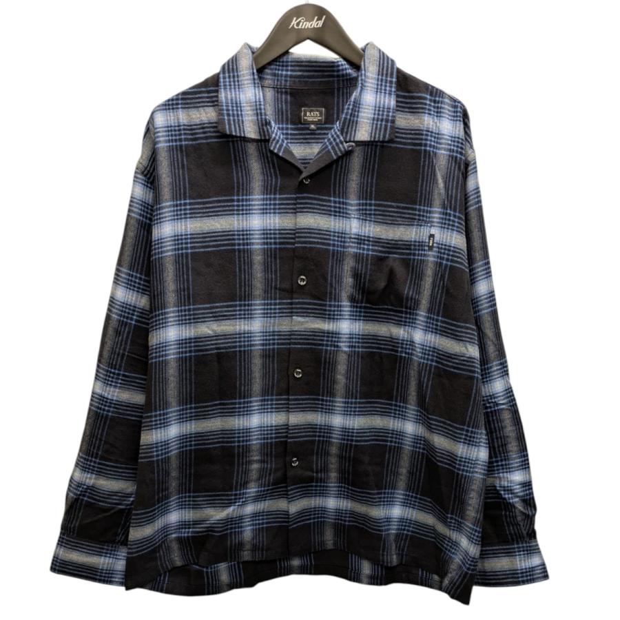 トップス RATS COTTON RAYON CHECK SHIRT M COTTON RAYON CHECK SHIRT – JOLLY ROGER