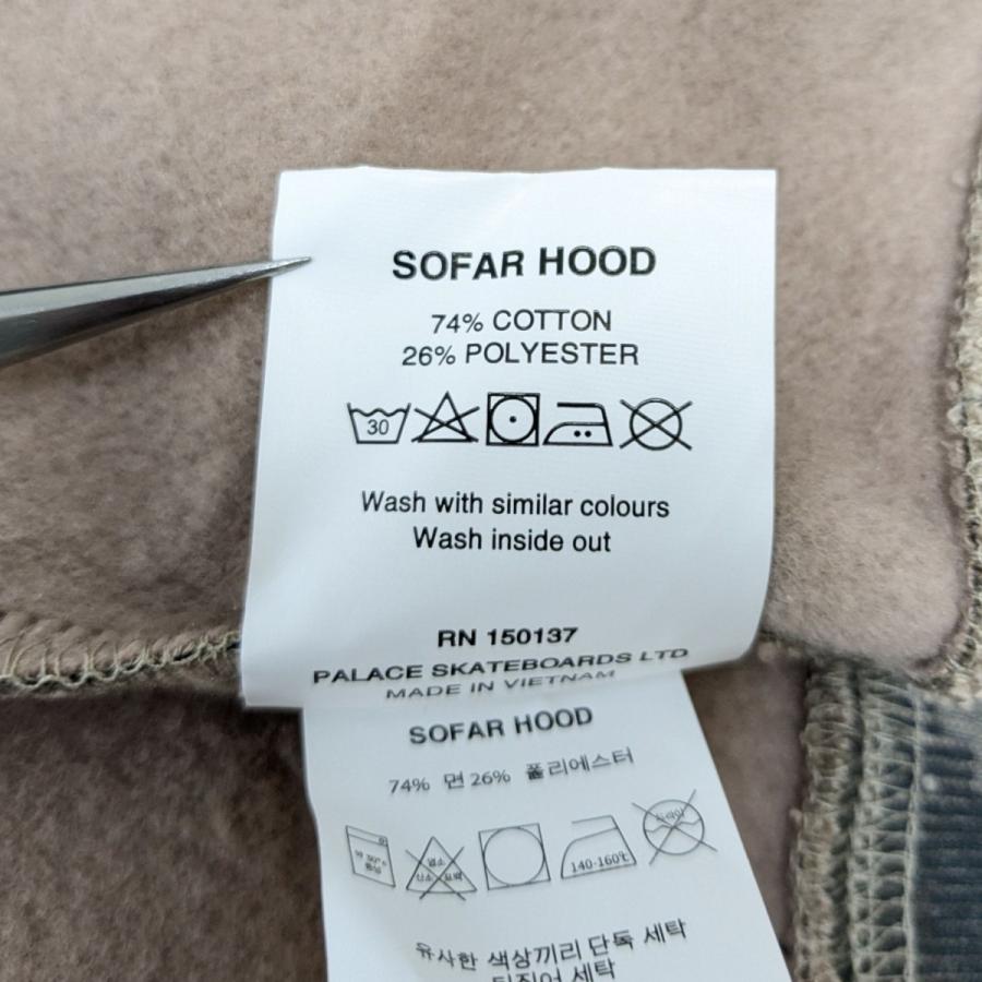 PALACE（パレス） PALACE SOFAR HOOD ジップパーカー カーキ サイズ：M