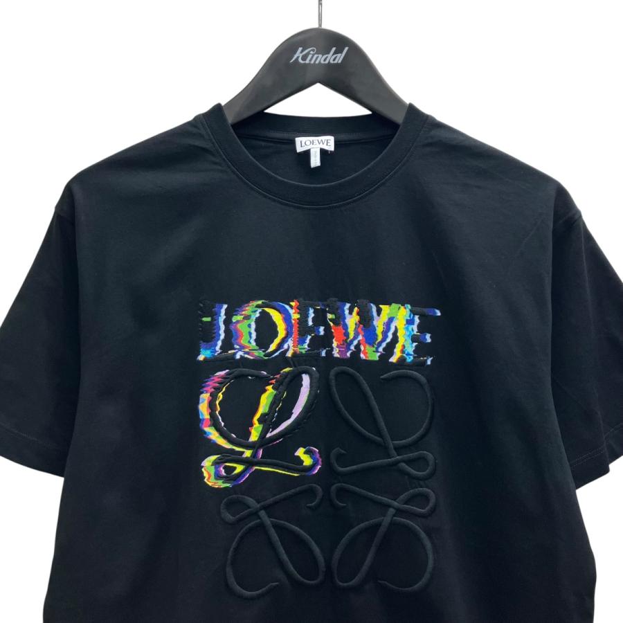 LOEWE（ロエベ） エンブロイダリーロゴTシャツ ブラック サイズ：XS