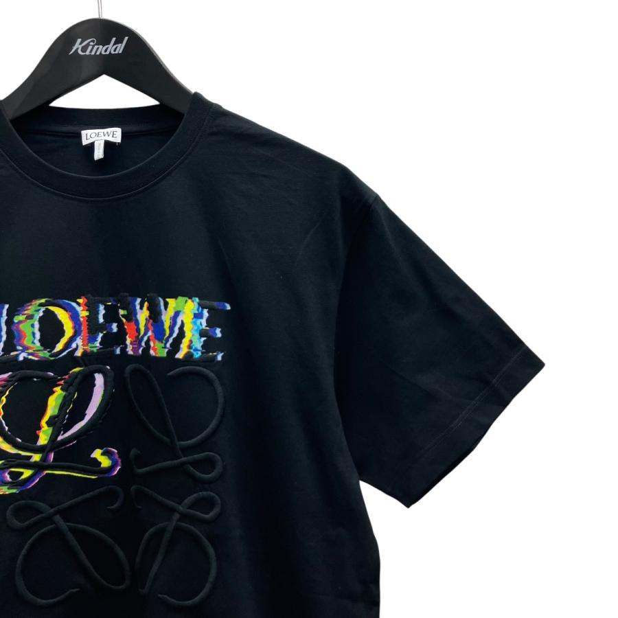LOEWE（ロエベ） エンブロイダリーロゴTシャツ ブラック サイズ：XS