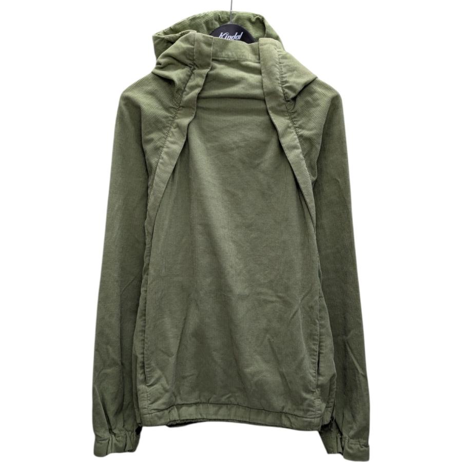 値下げ】RANRA 【Klifur Hooded Jacket Sage】 ジップコーデュロイ 