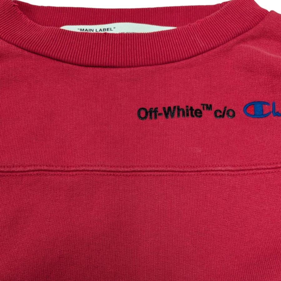 off white（オフホワイト） 【値下げ】OFFWHITE×Champion ダメージ加工 