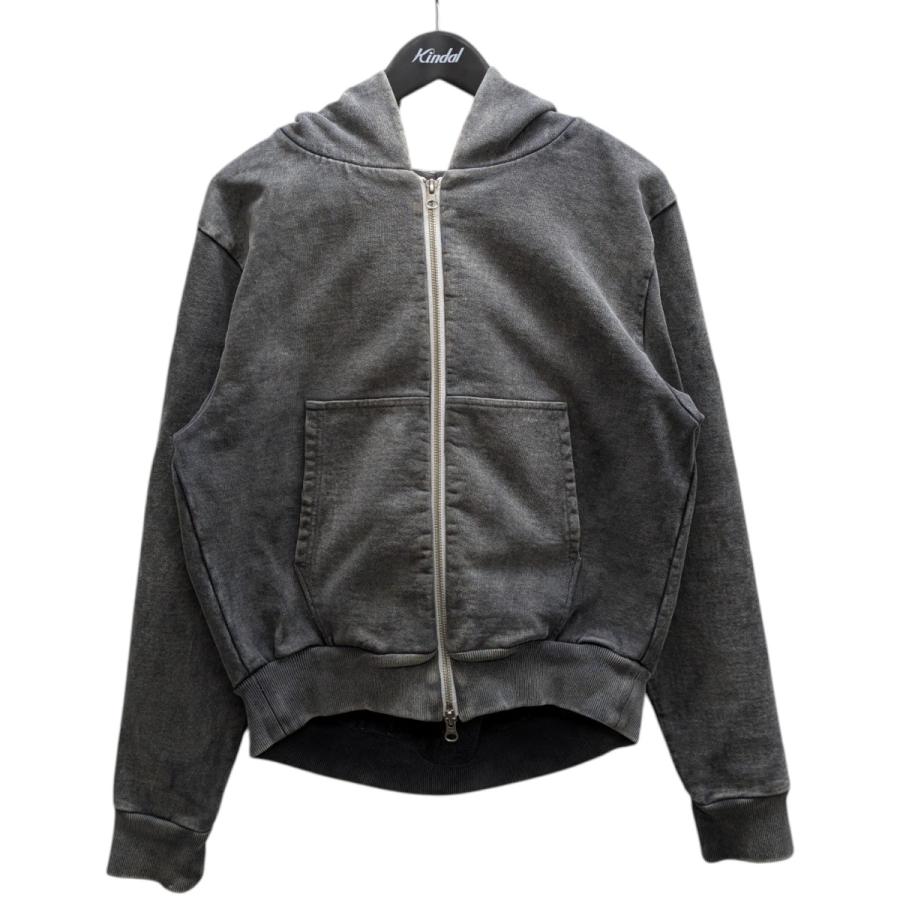 Ans Dotsloevner ジップパーカー　最安値❗️ アンス ドッツローヴナー ans dotsloevner ジップパーカー グレー