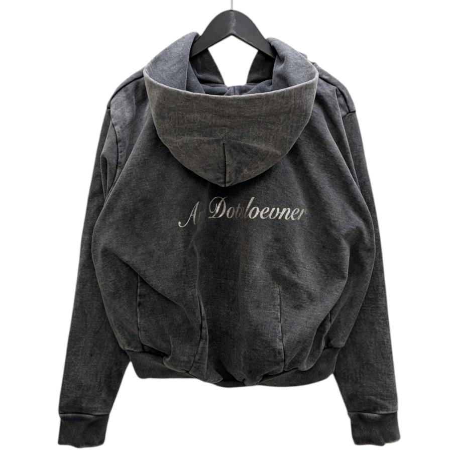 アンス ドッツローヴナー ans dotsloevner ジップパーカー グレー