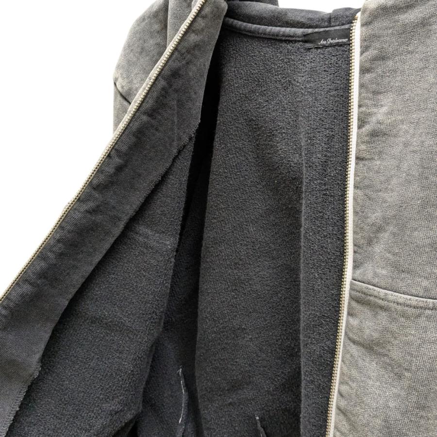 アンス ドッツローヴナー ans dotsloevner ジップパーカー グレー
