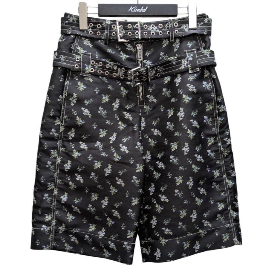 GANNI（ガニー） 花柄ハーフパンツ ブラック サイズ：34