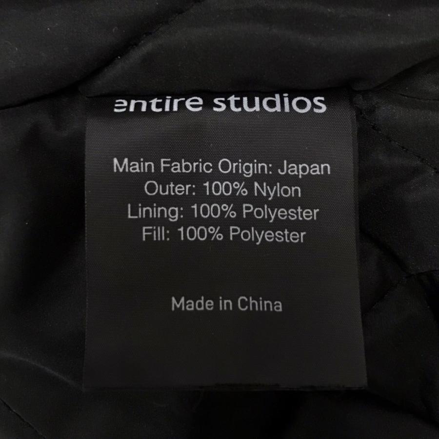 未使用タグ付 エンタイアスタジオ BROAD ボンバージャケット S 黒 entire studios - 【25SS】ボンバー ジャケット / BROAD BOMBER / OIL