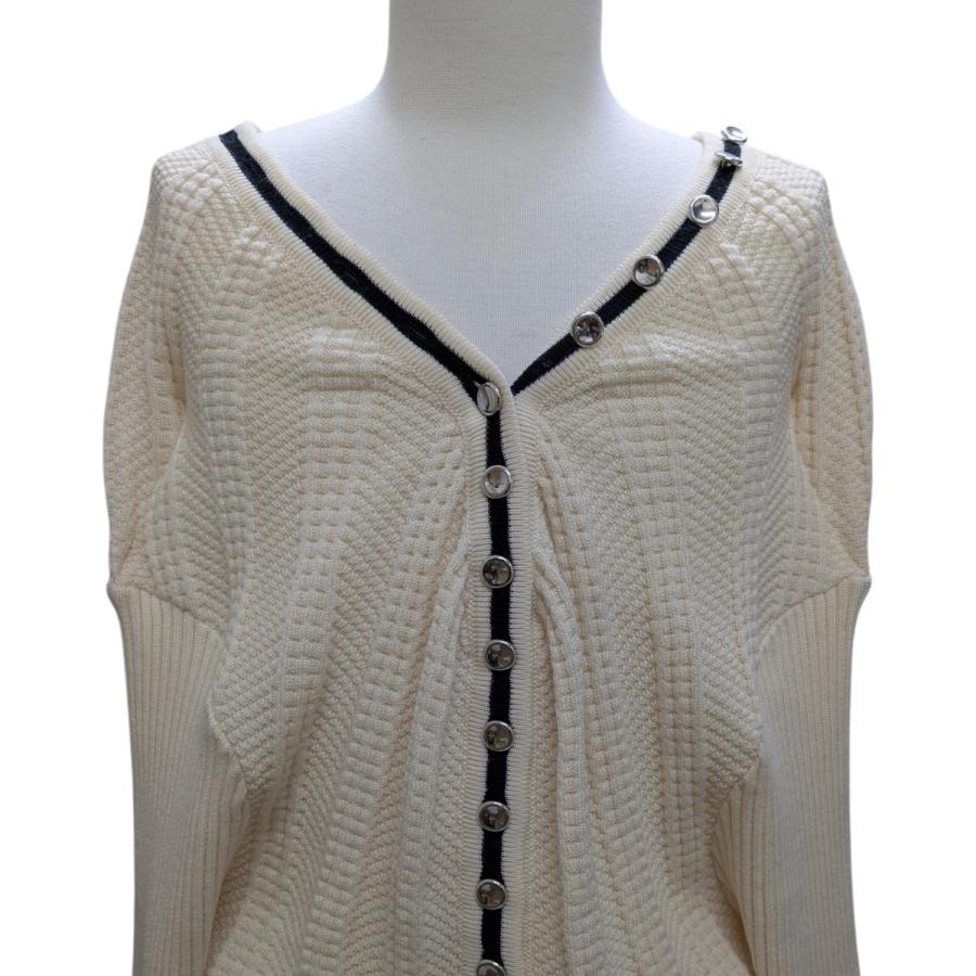 値下げ】Y／project 【CLASSIC RUFFLE NECKLACE CARDIGAN】 ニット 