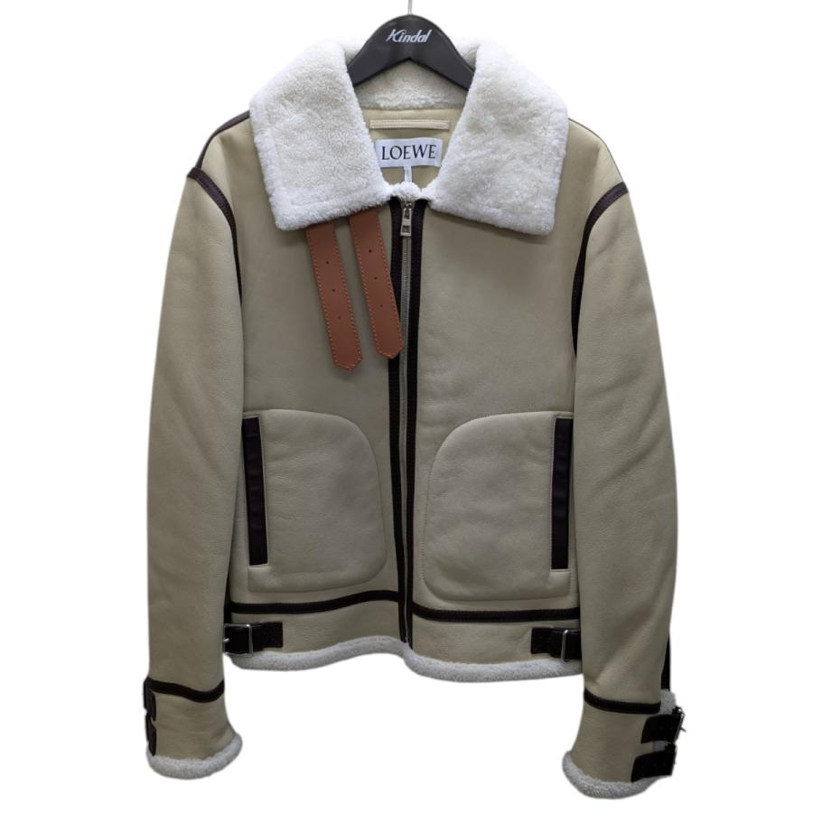 LOEWE（ロエベ） 【値下げ】LOEWE shearling aviator jacket ムートン 