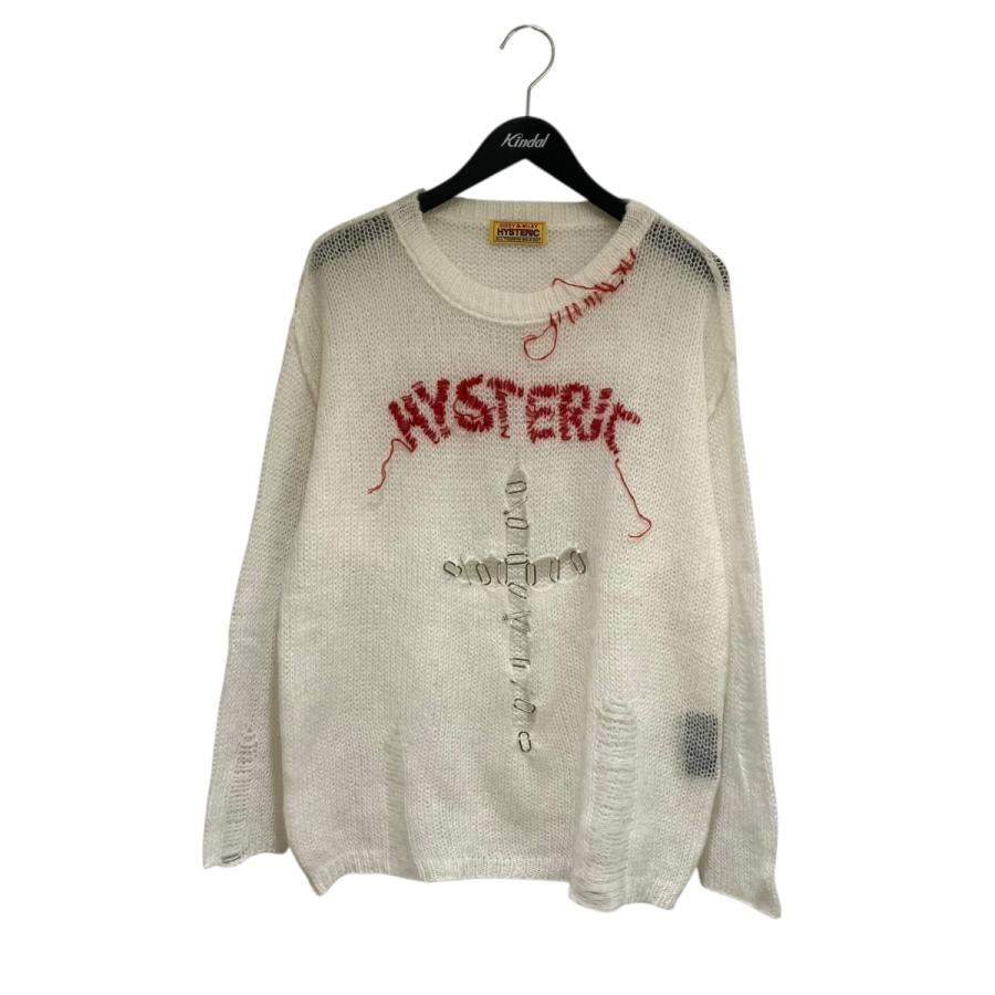 HYSTERIC GLAMOUR（ヒステリックグラマー） ロゴ刺繍セーター