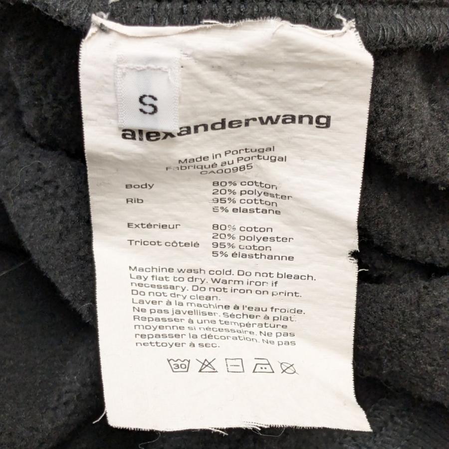 alexanderwang（アレキサンダー・ワン） ロゴスウェット ブラック