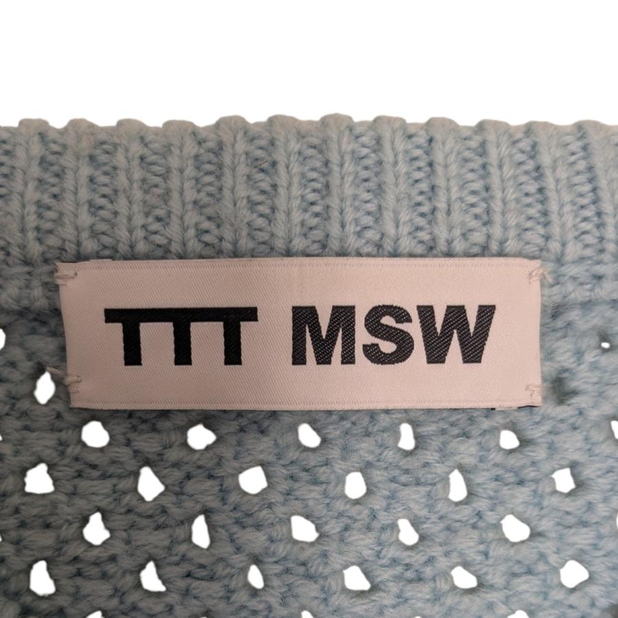 トップス TTT_MSW 21AW WOOL PULLOVER KNIT 値下げ】TTT MSW 21AW Wool Pullover Knit プルオーバーニット