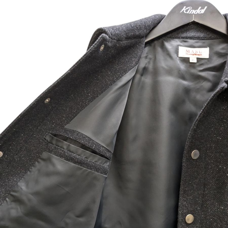 値下げ】MASU 25AW EXPLORER CREW JACKET ウールジャケット ブラック