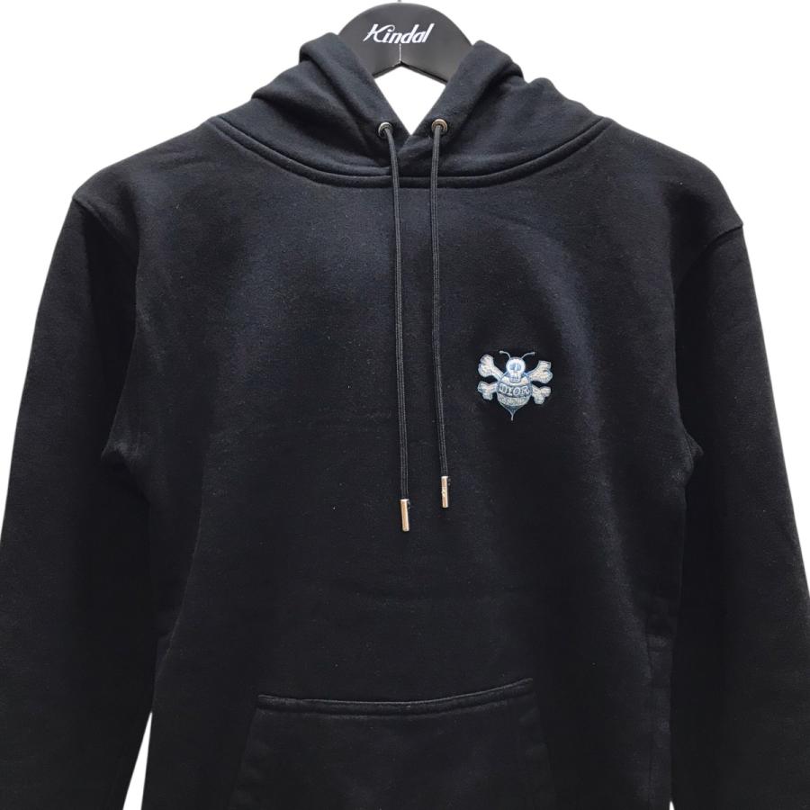 美品 ディオールオム DiorHomme フード ZIPベスト 黒 サイズ48 美品 ディオールオム DiorHomme フード ZIPベスト 黒 サイズ48