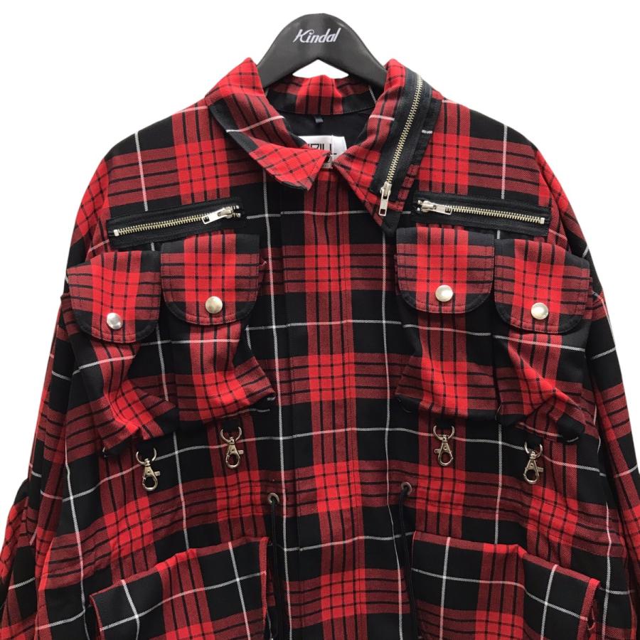 KIDILL（キディル） KIDILL 24AW チェックバンダリアジャケット レッド