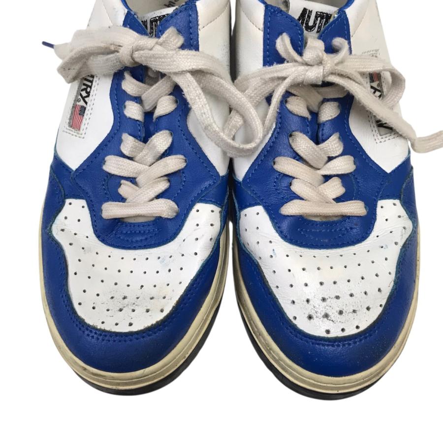 値下げ】AUTRY SUPER VINTAGE LOW CUT ローカットスニーカー ブルー