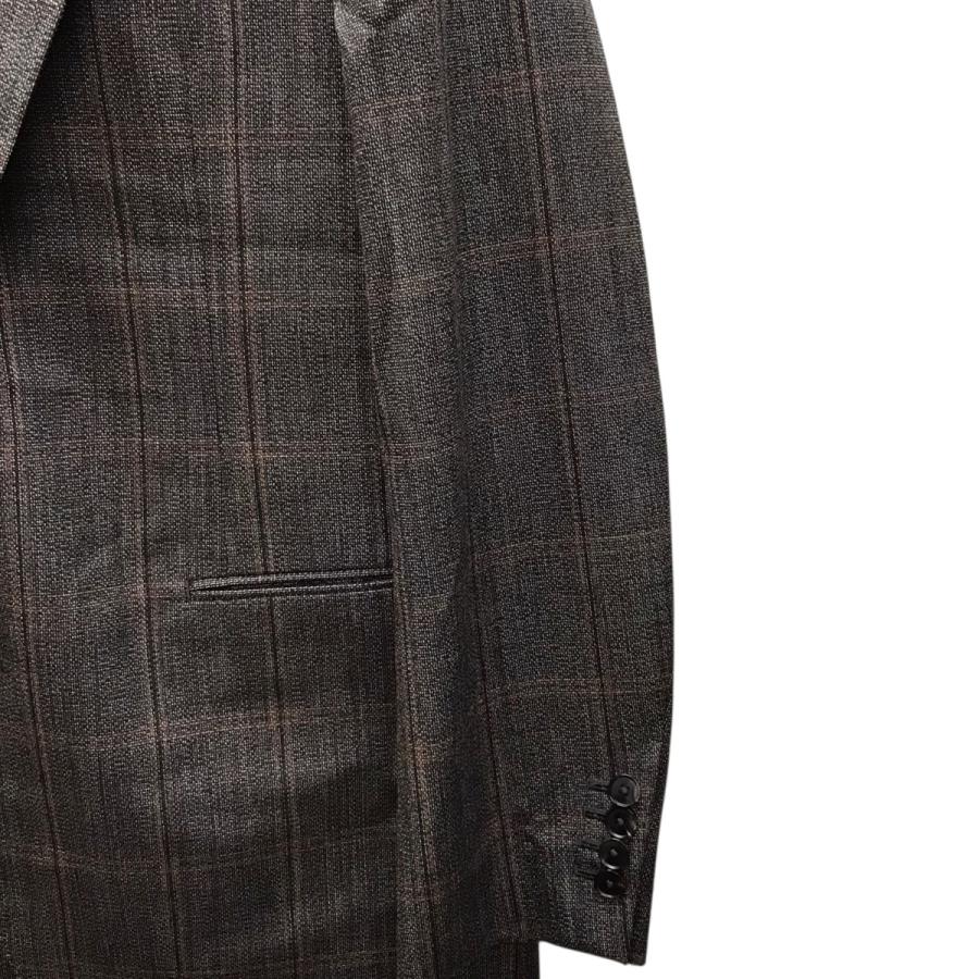 【AURALEE】テーラードジャケット／ブラウン系チェック・オーバーサイズ AURALEE(オーラリー) WOOL SERGE CHECK JACKETテーラードジャケット