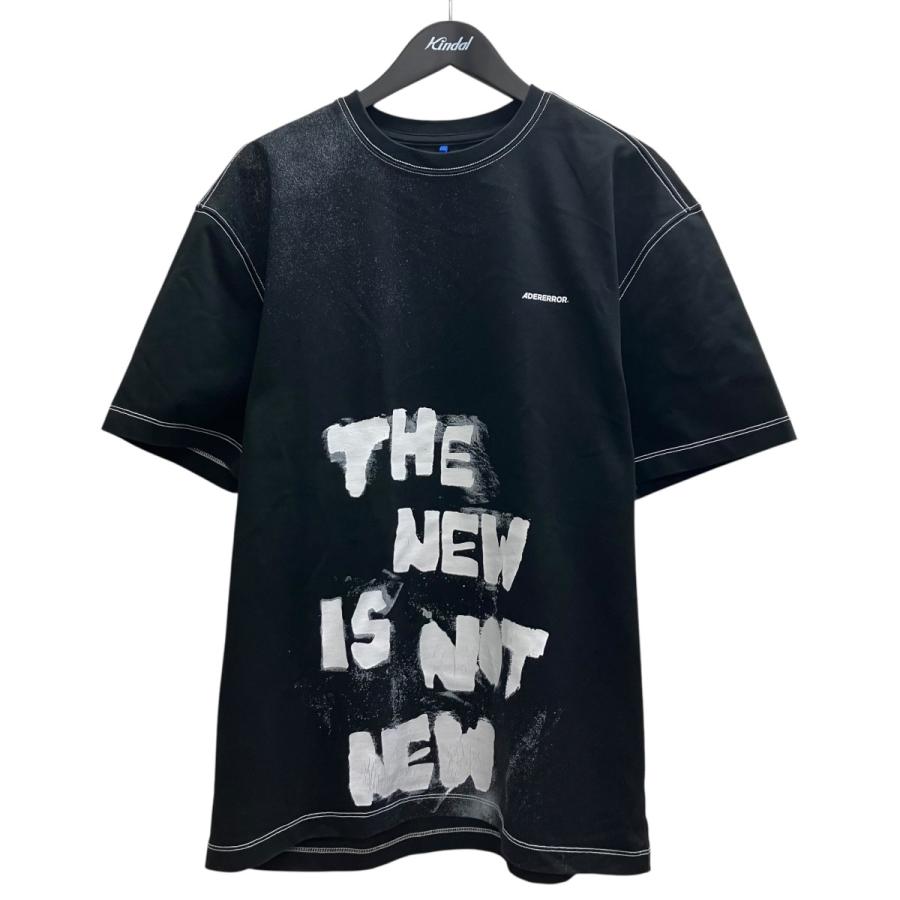 ADERERROR プリントTシャツ ADER error（アーダーエラー） プリントTシャツ ブラック サイズ：A1