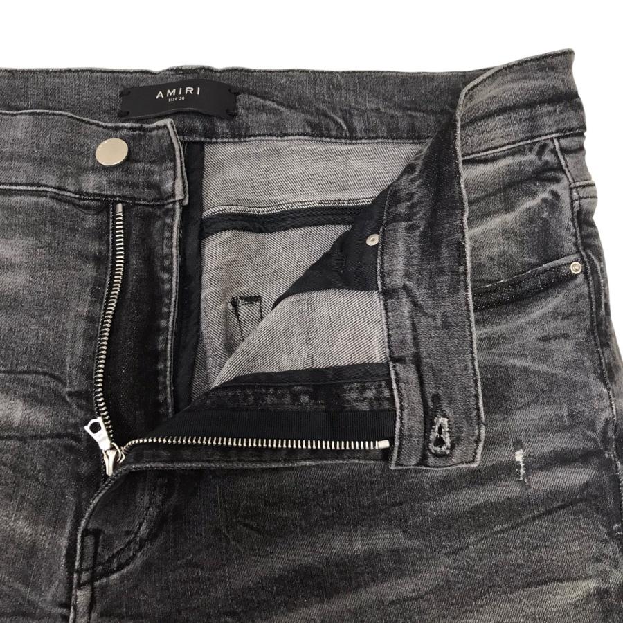 AMIRI（アミリ） ダメージ加工デニムパンツ グレー サイズ：38