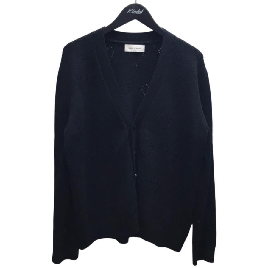 ERNEST W. BAKER カーディガン アーネスト ダブル ベイカー ERNEST W．BAKER HEARTS KNIT CARDIGAN