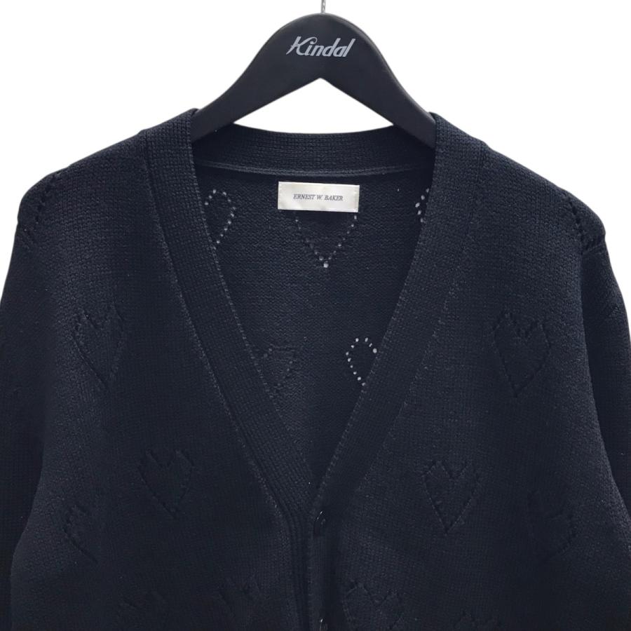 アーネスト ダブル ベイカー ERNEST W．BAKER HEARTS KNIT CARDIGAN