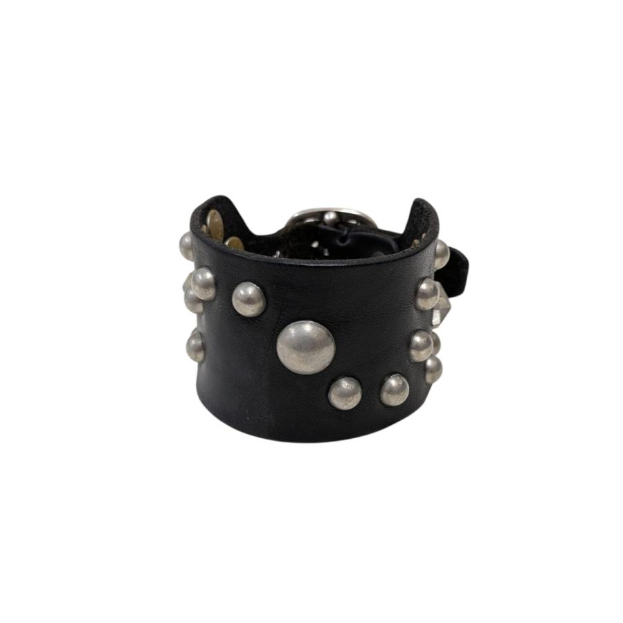 Our Legacy（アワーレガシー） スタッズレザーバングル ブラック