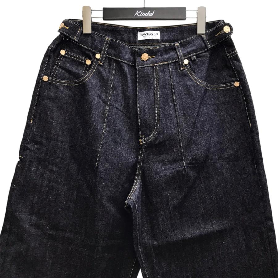 メンズファッション SWEATS SWEATS バギーデニムパンツ インディゴ 