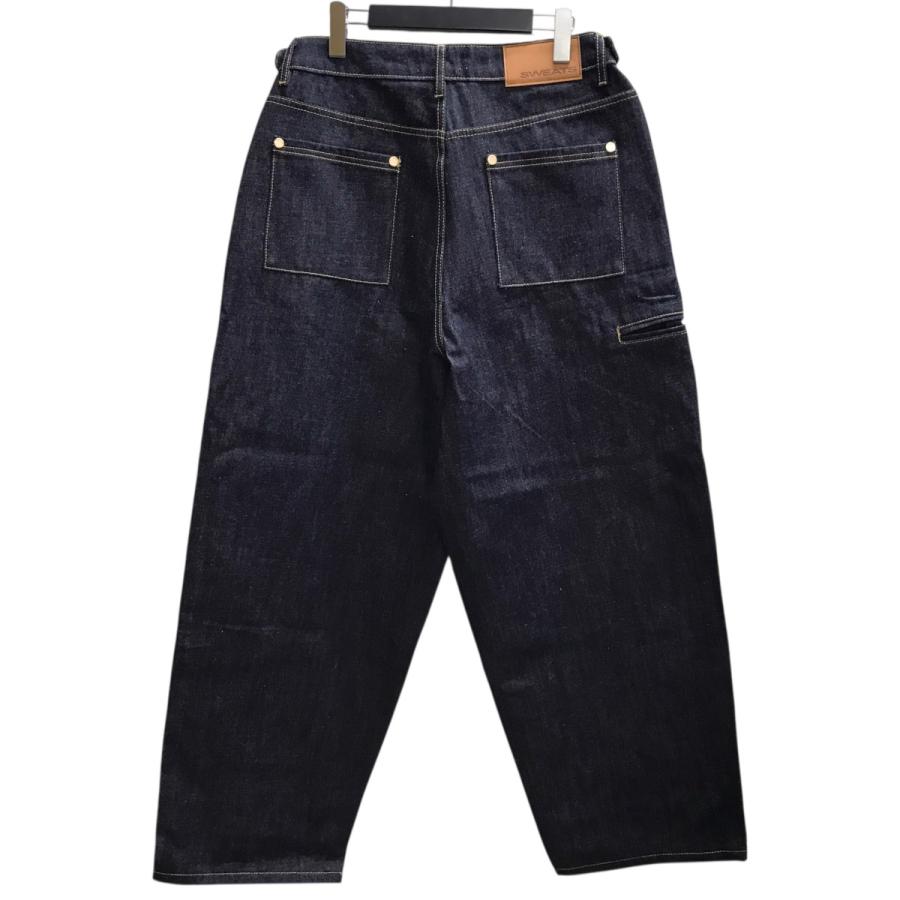 メンズファッション SWEATS SWEATS バギーデニムパンツ インディゴ 