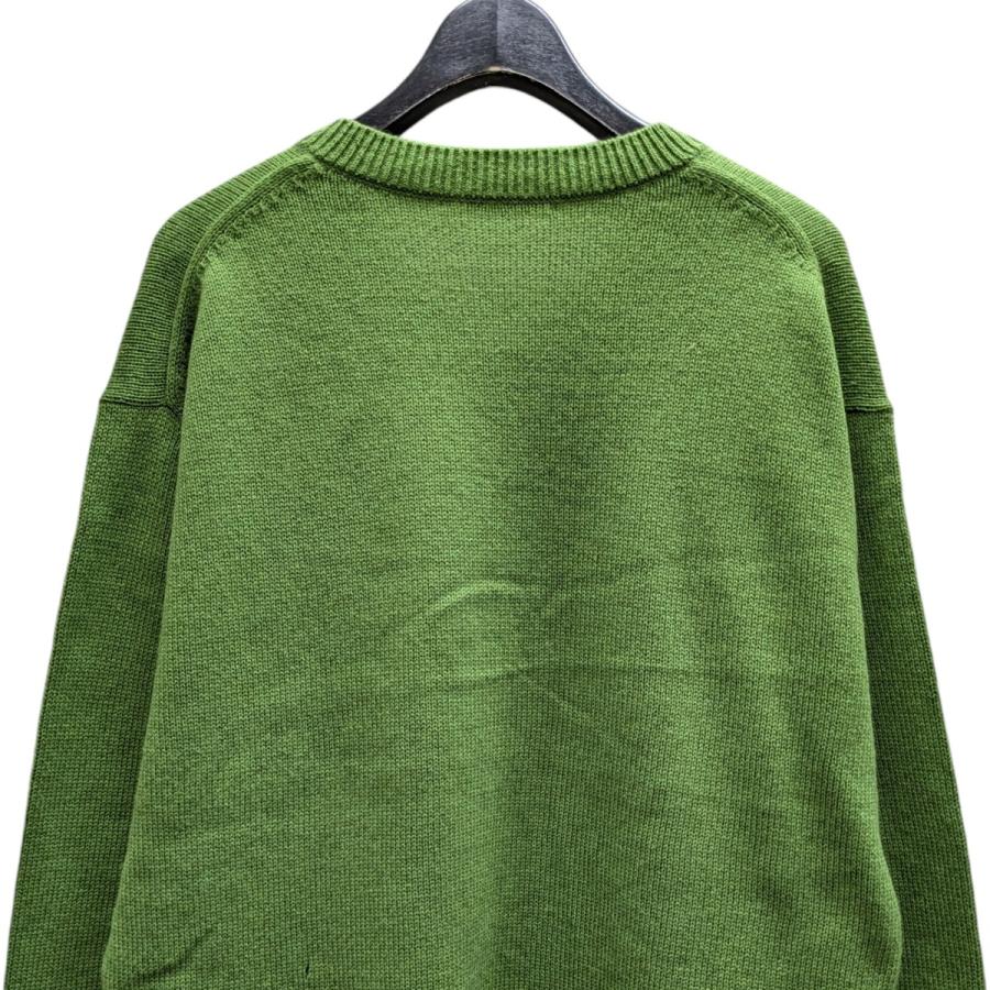 AURALEE グリーン ポロネックニット 中古・古着通販】AURALEE (オーラリー) RIB KNIT BOAT NECK グリーン