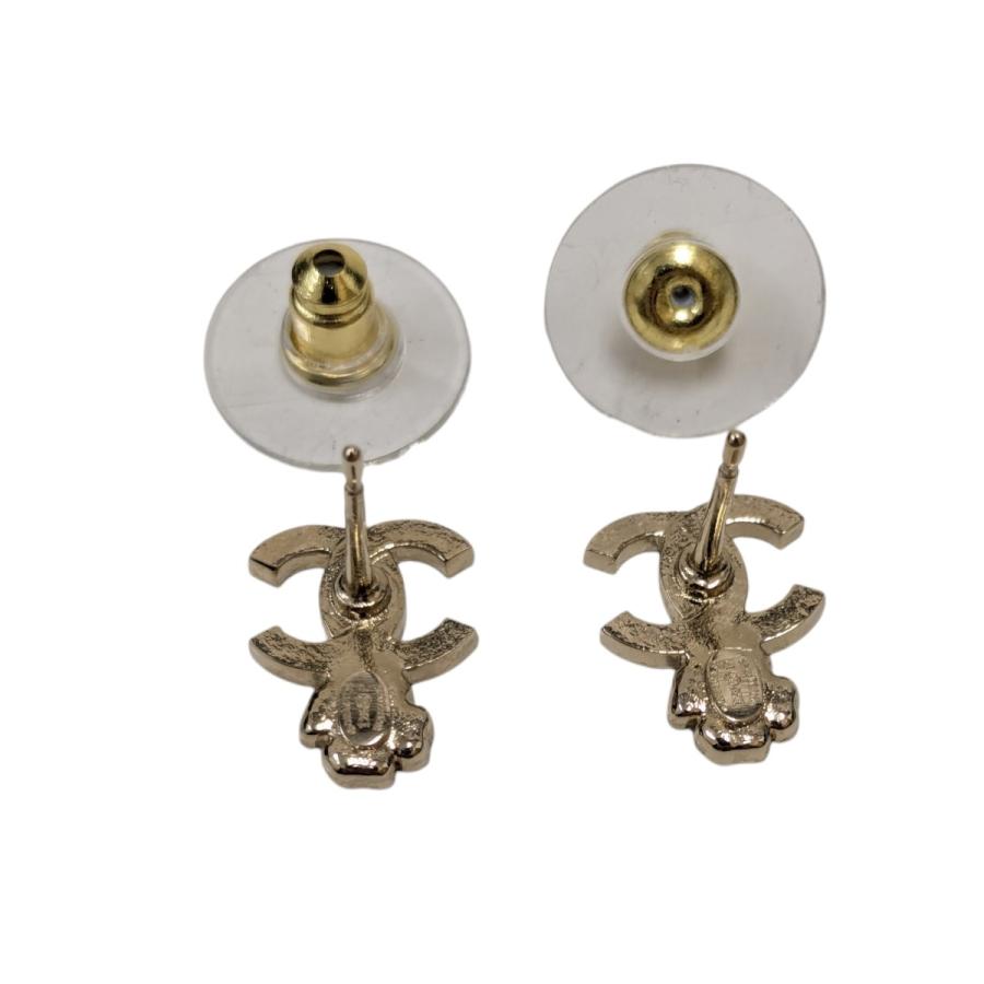 シャネル CHANEL ココシャネル クローバー ココマーク ゴールドピアス CHANEL（シャネル） ココマーク クローバー ピアス : カインドオル