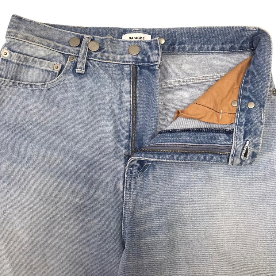 ベイシックス BASICKS デニムパンツ ブルー サイズ：S : カインドオル