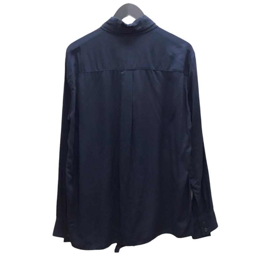 sulvam アシンメトリーダブルカラー長袖シャツ sulvam（サルバム） ロングスリーブアシンメトリーダブルカラーシャツ