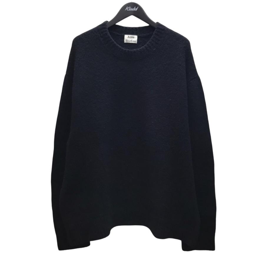 【美品】ACNE STUDIOS クルーネック ニット XL Acne Studios（アクネ ストゥディオズ） クルーネックニット ブラック