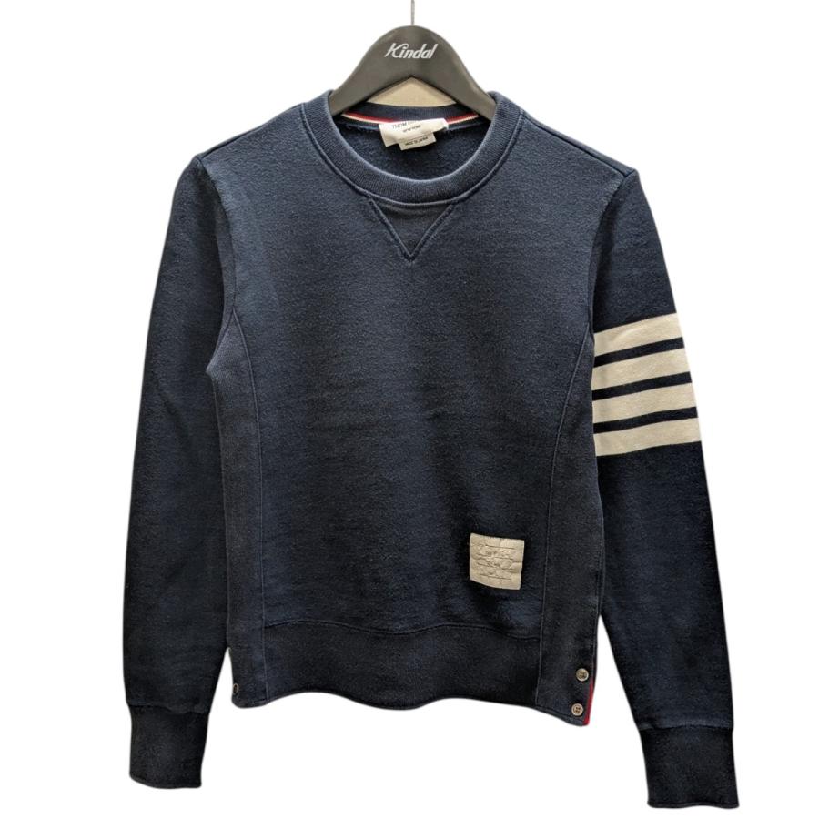 トムブラウン　スウェット　トレーナー　ネイビー　4サイズ THOM BROWNE（トム ブラウン） Thom Browne 4ラインスウェット