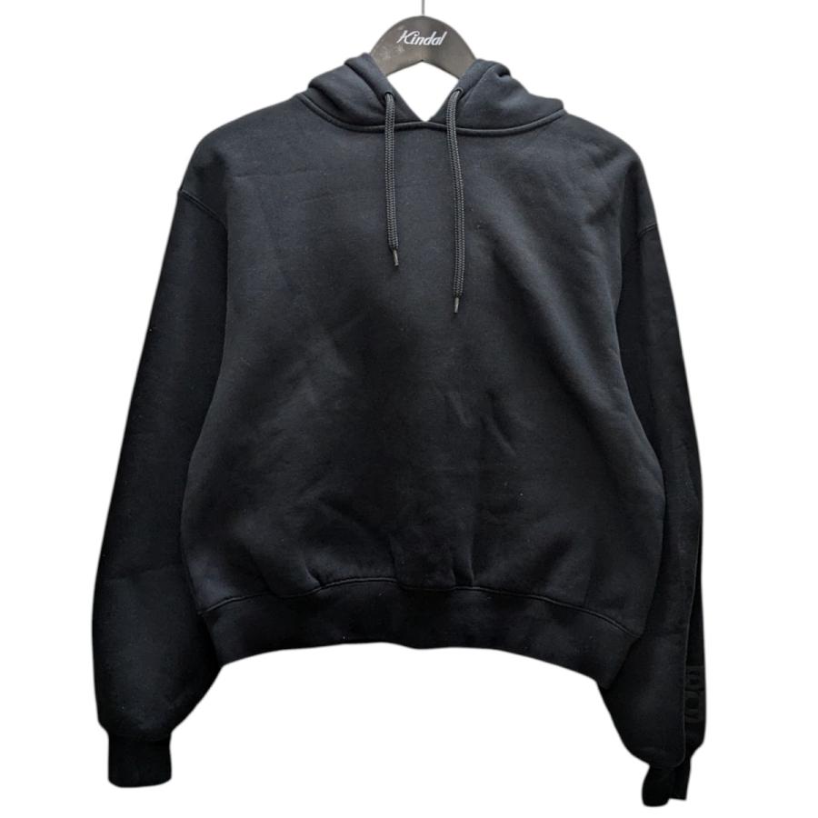 「666」alexanderwang ブラック パーカー Alexander Wang ロゴ パーカー | ブラック | FARFETCH JP